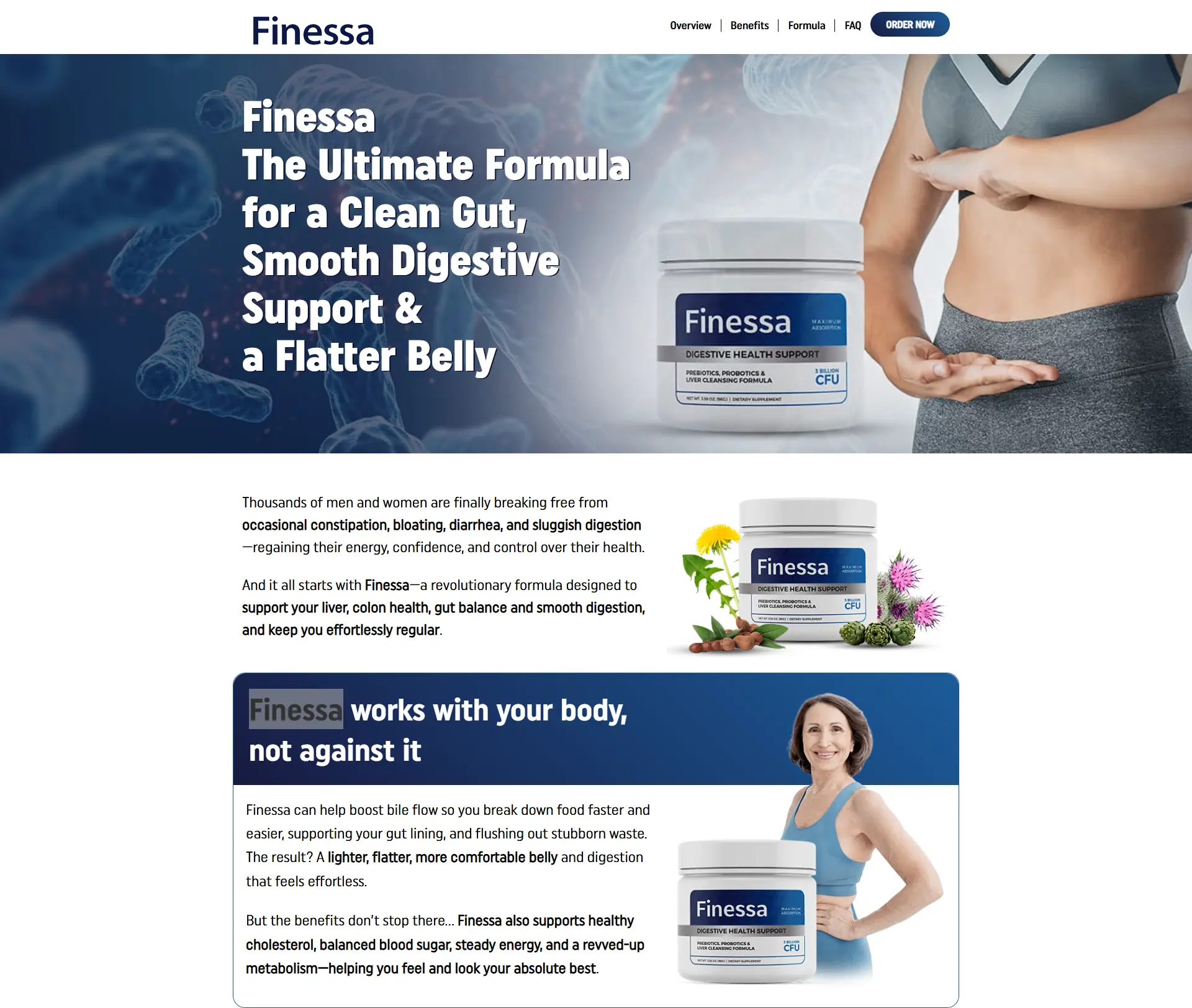 Finessa - Página de Vendas